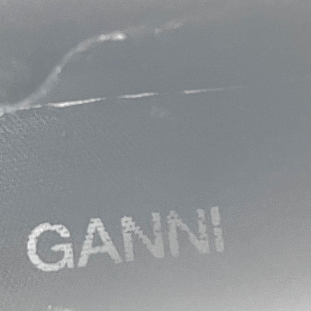 GANNI ガニー リサイクルラバー サイドゴアブーツ ブラック 24cm
