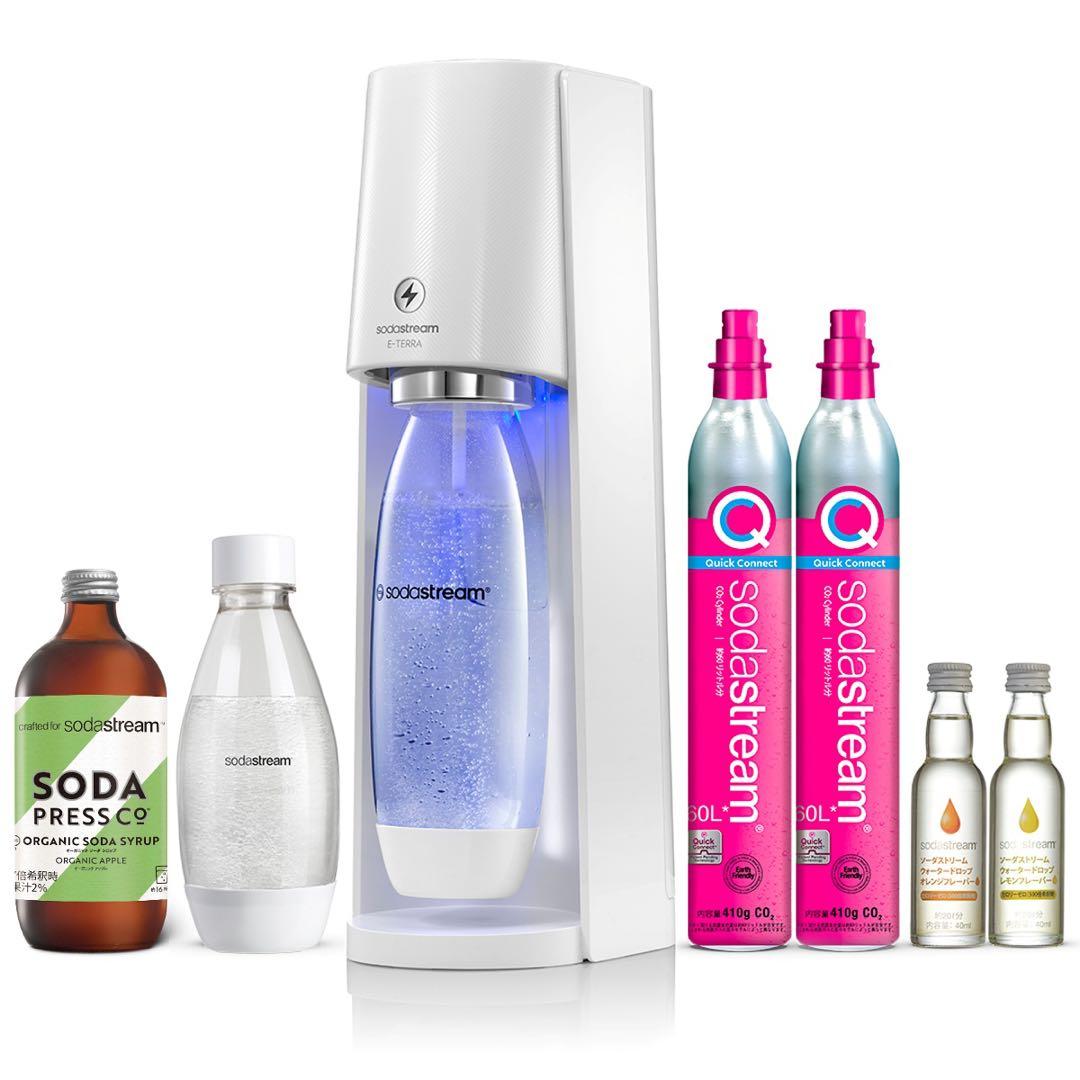 新品 ソーダストリーム TERRA(テラ) スターターキット 炭酸水メーカー