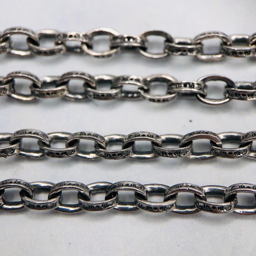 シルバー925 ペーパーチェーン　45cm ネックレスメンズ　2-35　3266