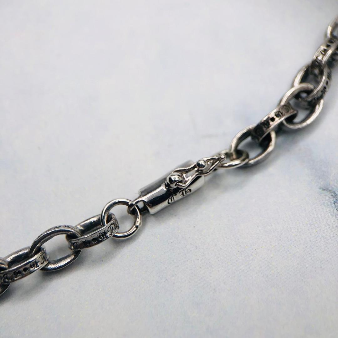 シルバー925 ペーパーチェーン　45cm ネックレスメンズ　2-35　3266
