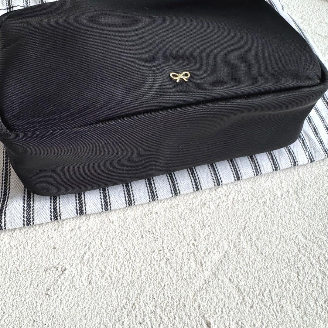 新品 アニヤハインドマーチ IMPORTANT THINGS ポーチ ブラック