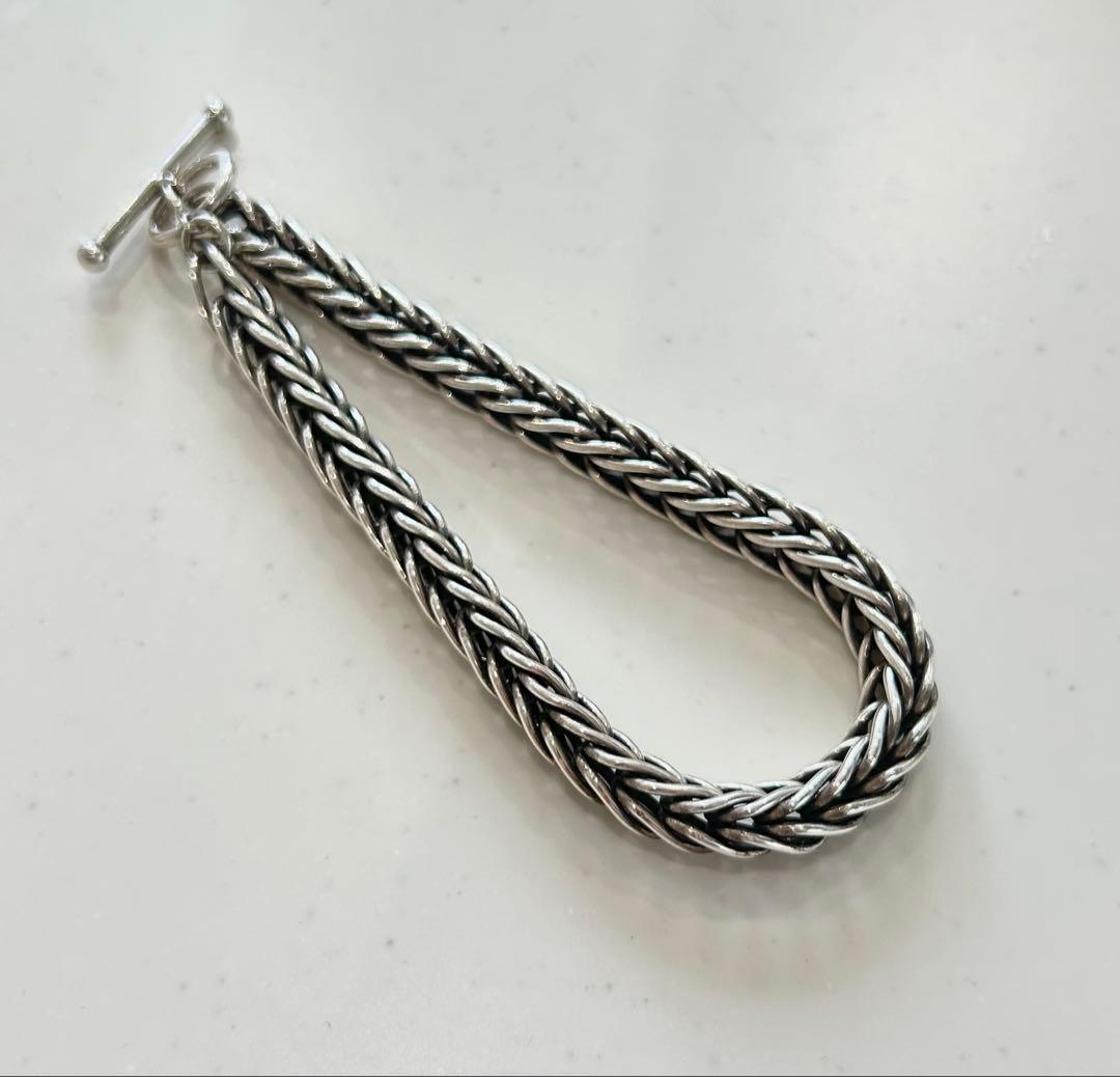 Steve arviso ダブルマネーチェーンブレスレット　8mm厚