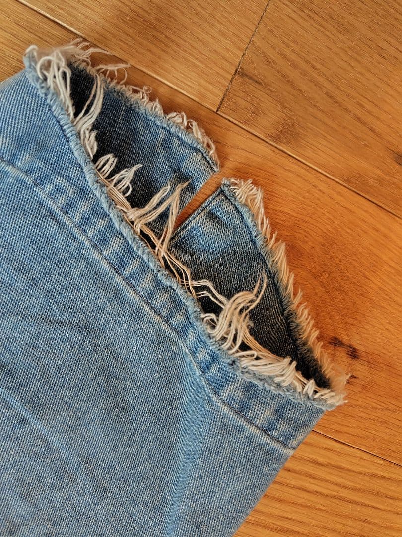 ADAM ET ROPE ワイドストレートデニム