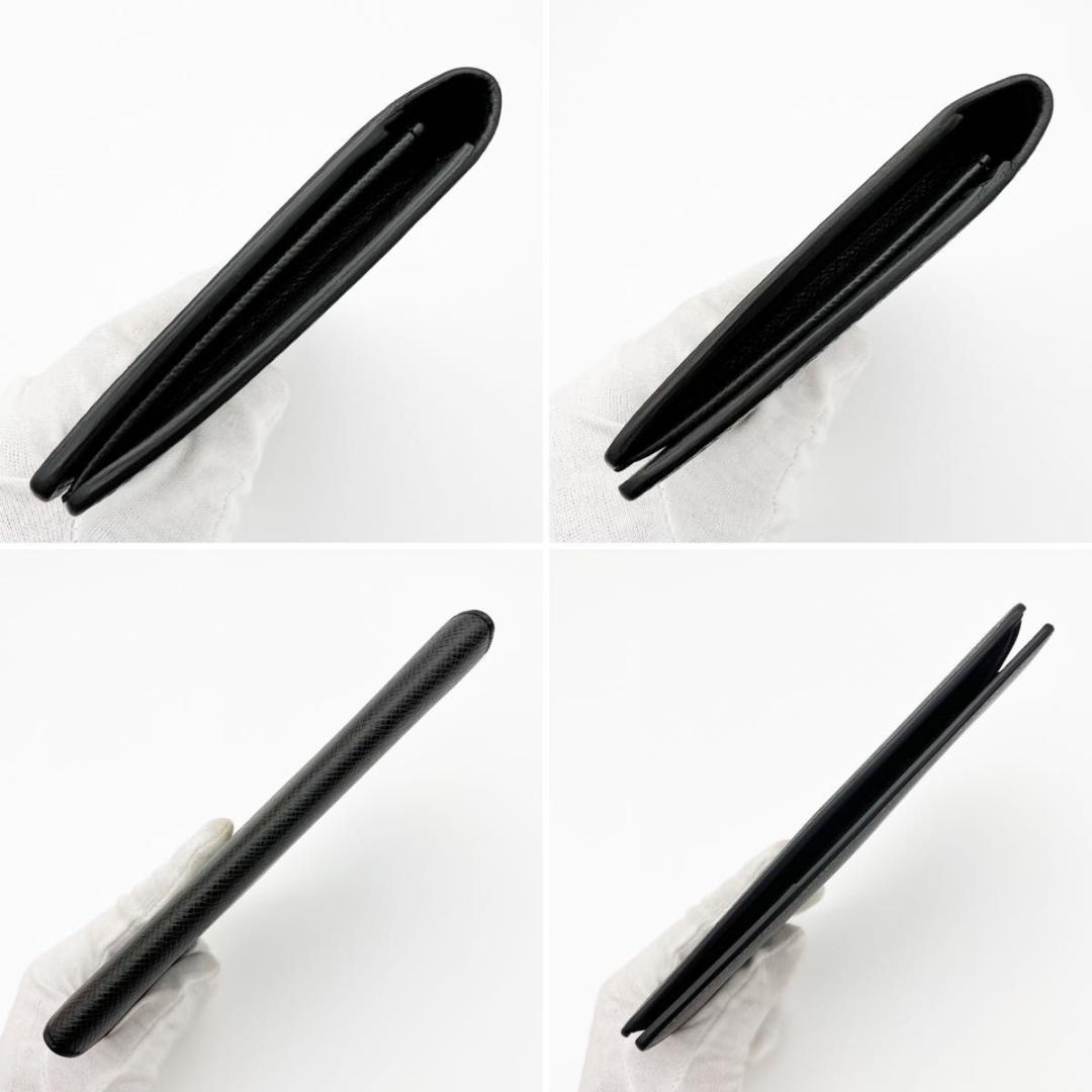 【使用わずか】ヴィトン タイガ ポルトフォイユ ロン 札入れ 長財布 黒