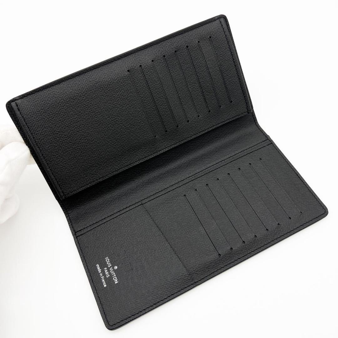 【使用わずか】ヴィトン タイガ ポルトフォイユ ロン 札入れ 長財布 黒