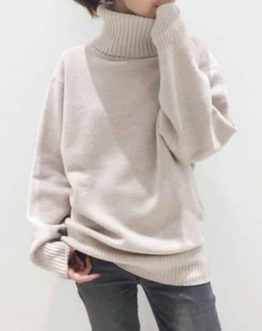 【極美品】DeuxiemeClasseミドルゲージタートルニットプルオーバー