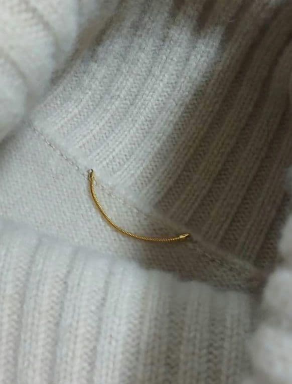 【極美品】DeuxiemeClasseミドルゲージタートルニットプルオーバー