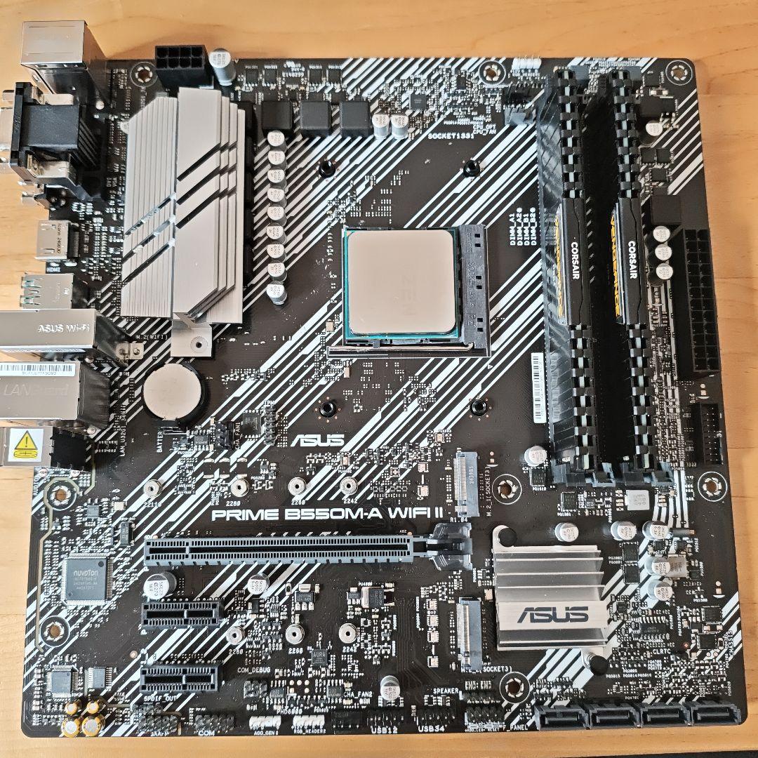マザーボード ASUS B550M-A WIFI Ryzen 5 4500 16GB