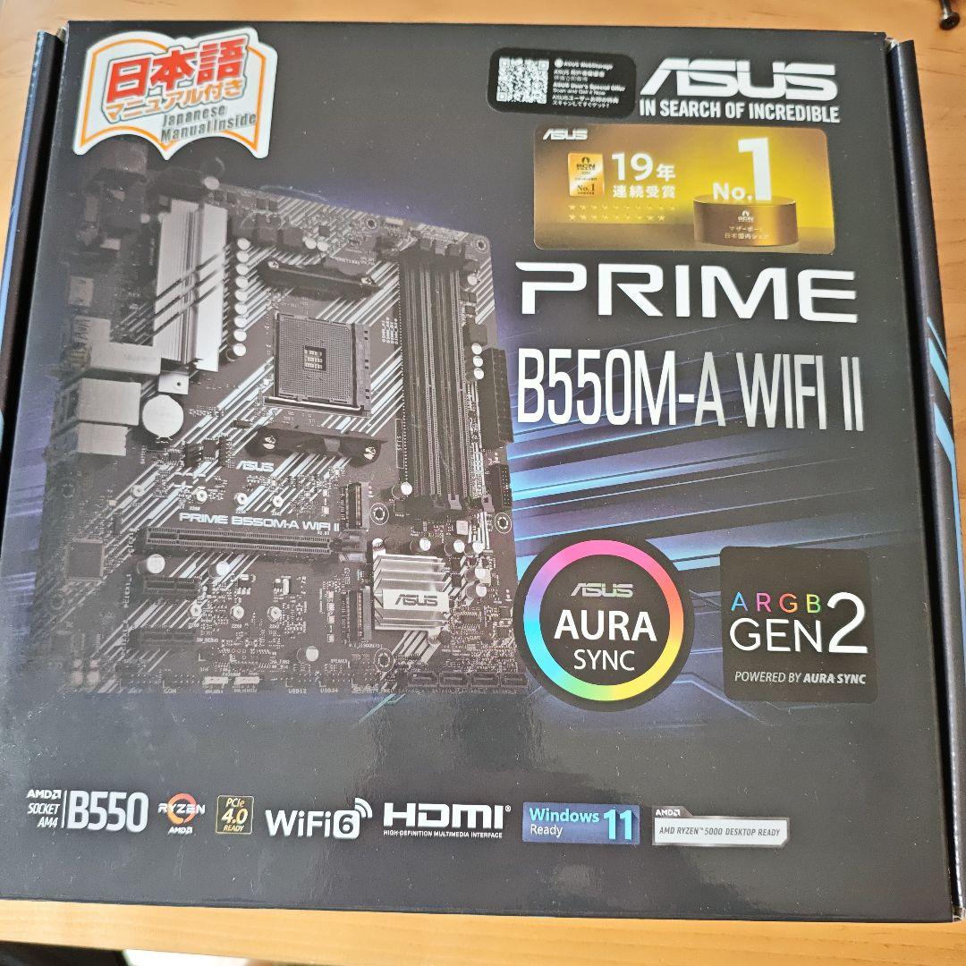マザーボード ASUS B550M-A WIFI Ryzen 5 4500 16GB