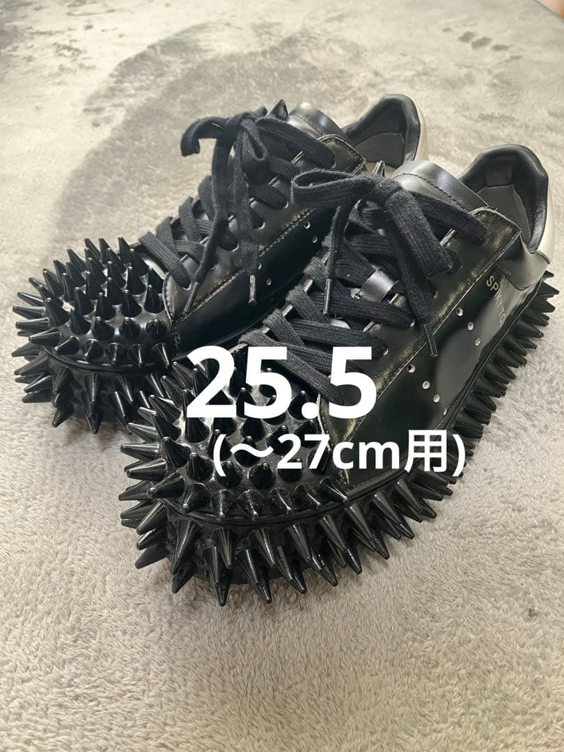 【付属品完備】 SPIKY LEATHER SNEAKER 【doublet】
