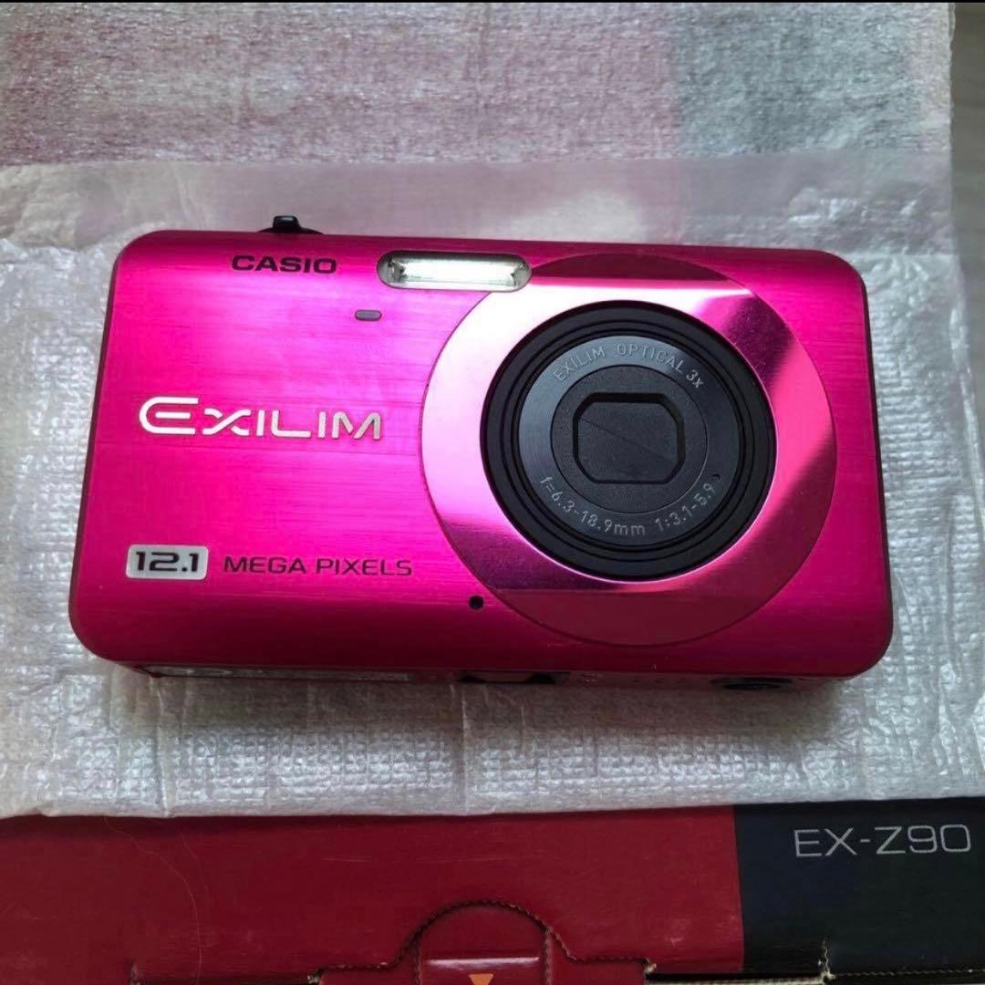 ＊美品 CASIO EXILIM EX-Z90 コンパクトデジタルカメラ ピンク
