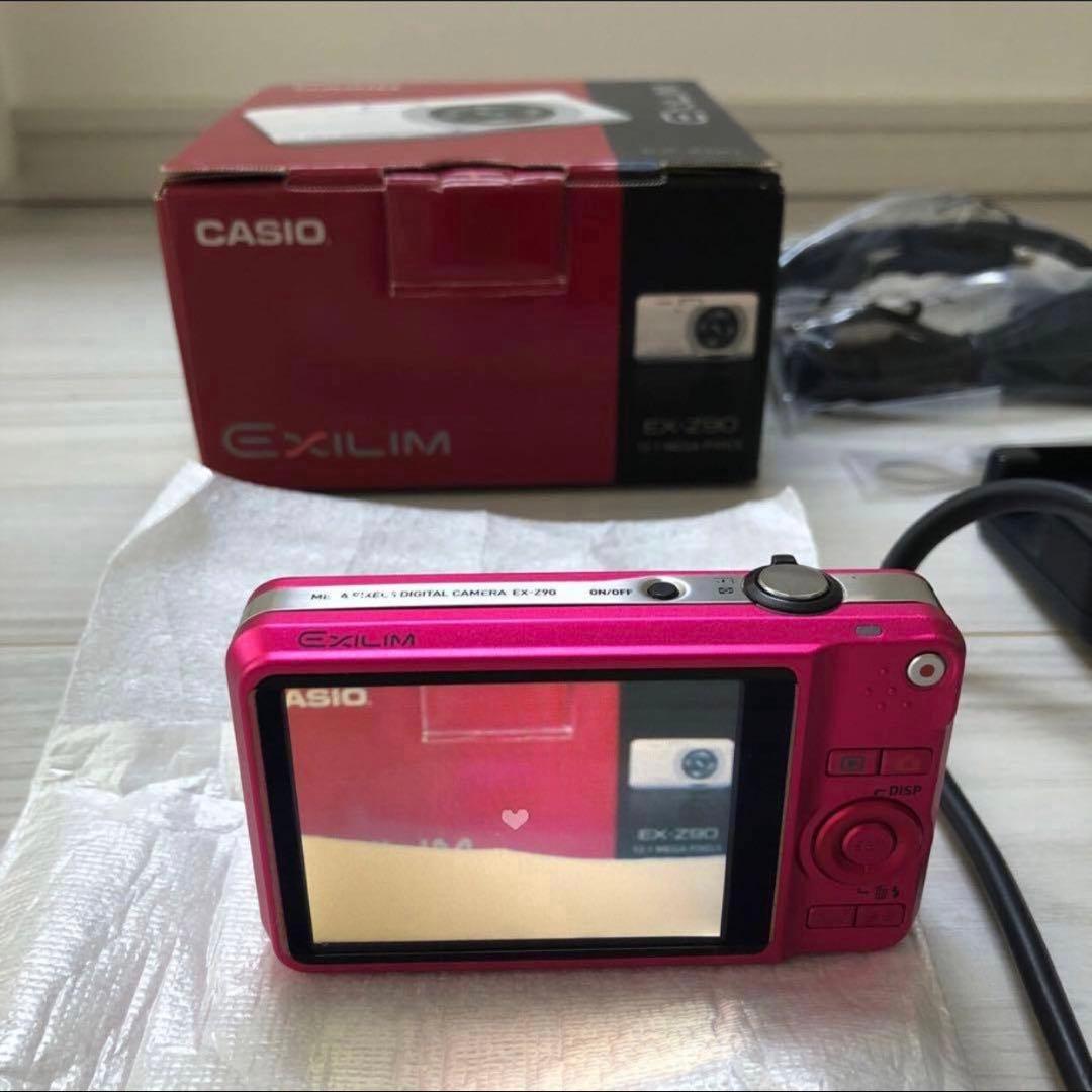 ＊美品 CASIO EXILIM EX-Z90 コンパクトデジタルカメラ ピンク
