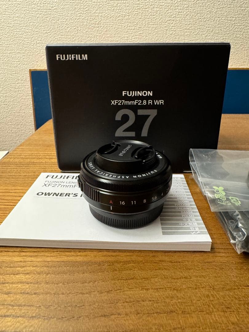FUJIFILM XF27mm F2.8 R WR 美品