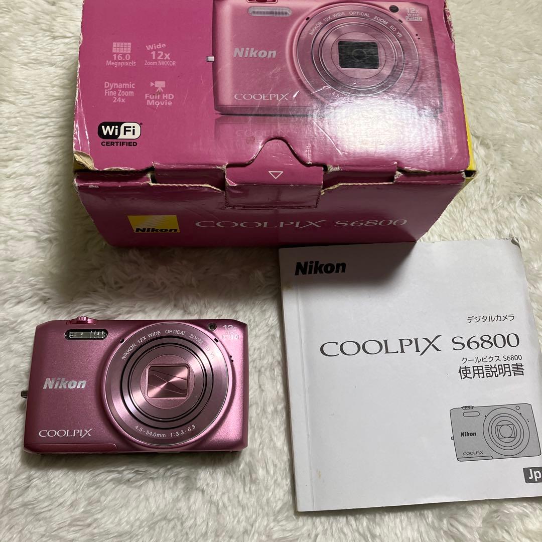 Nikon ニコン COOLPIX S6800 ピンク デジタルカメラ