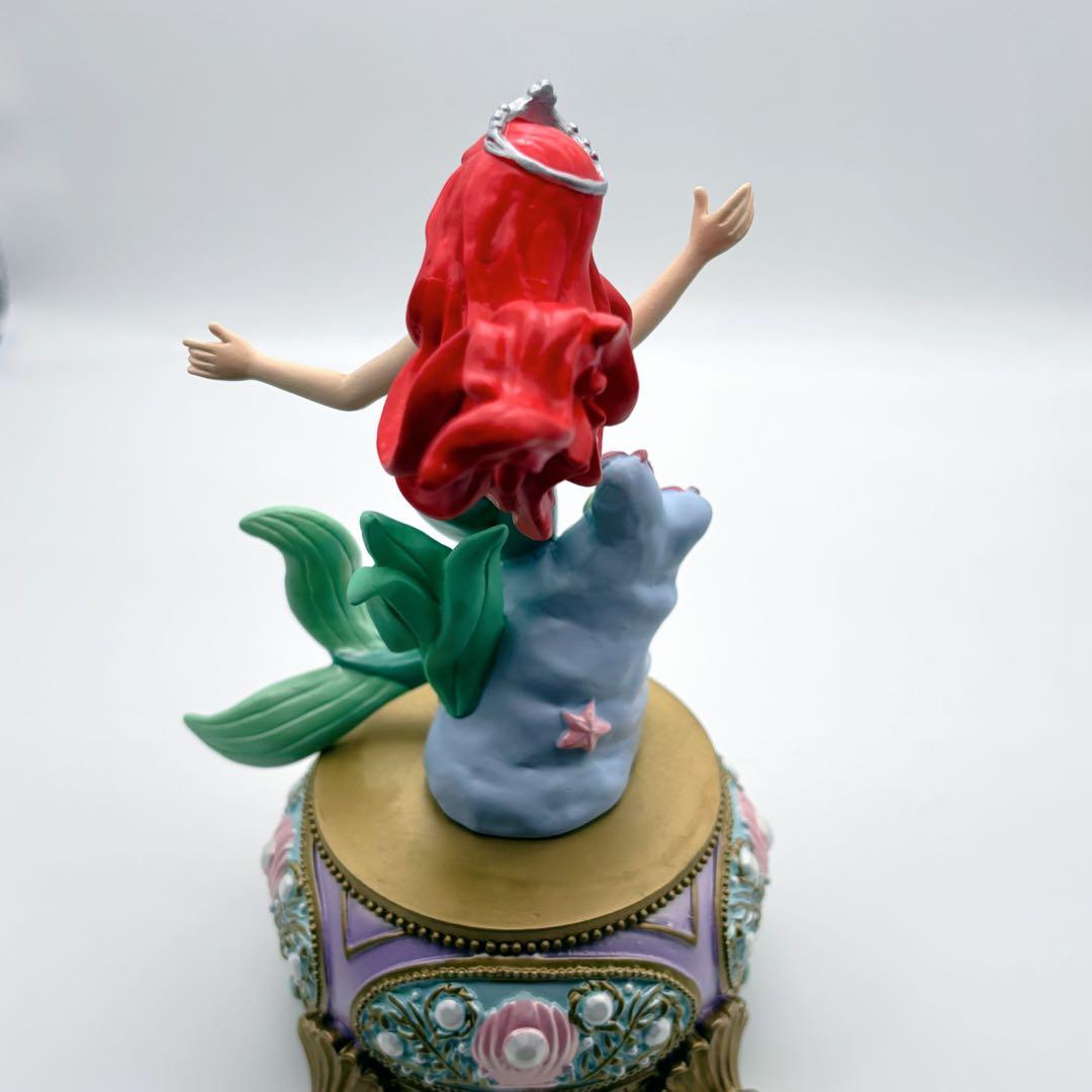 美品✨ディズニー　リトルマーメイド　アリエル オルゴール フィギュア　置物　箱付