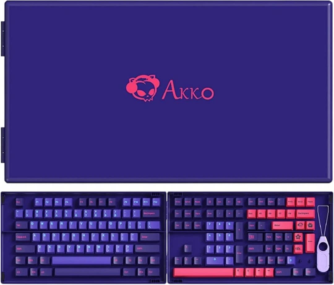 Akko keycap set cherry Neon 値下げ交渉可能です