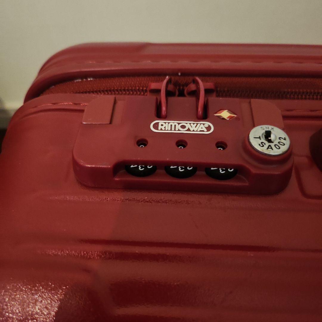 美品　廃盤　RIMOWA レッドキャリーケース ２輪　35L