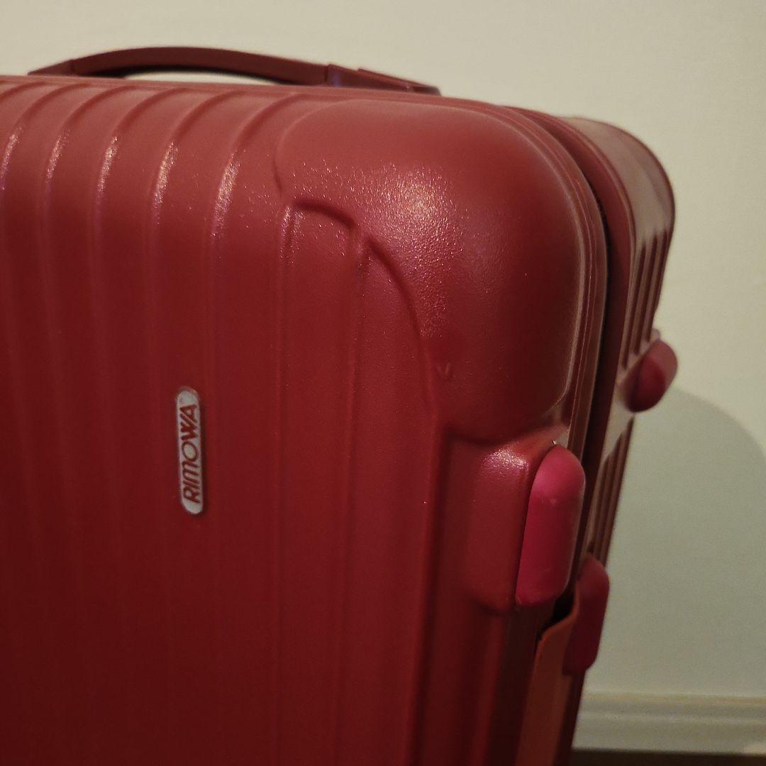 美品　廃盤　RIMOWA レッドキャリーケース ２輪　35L