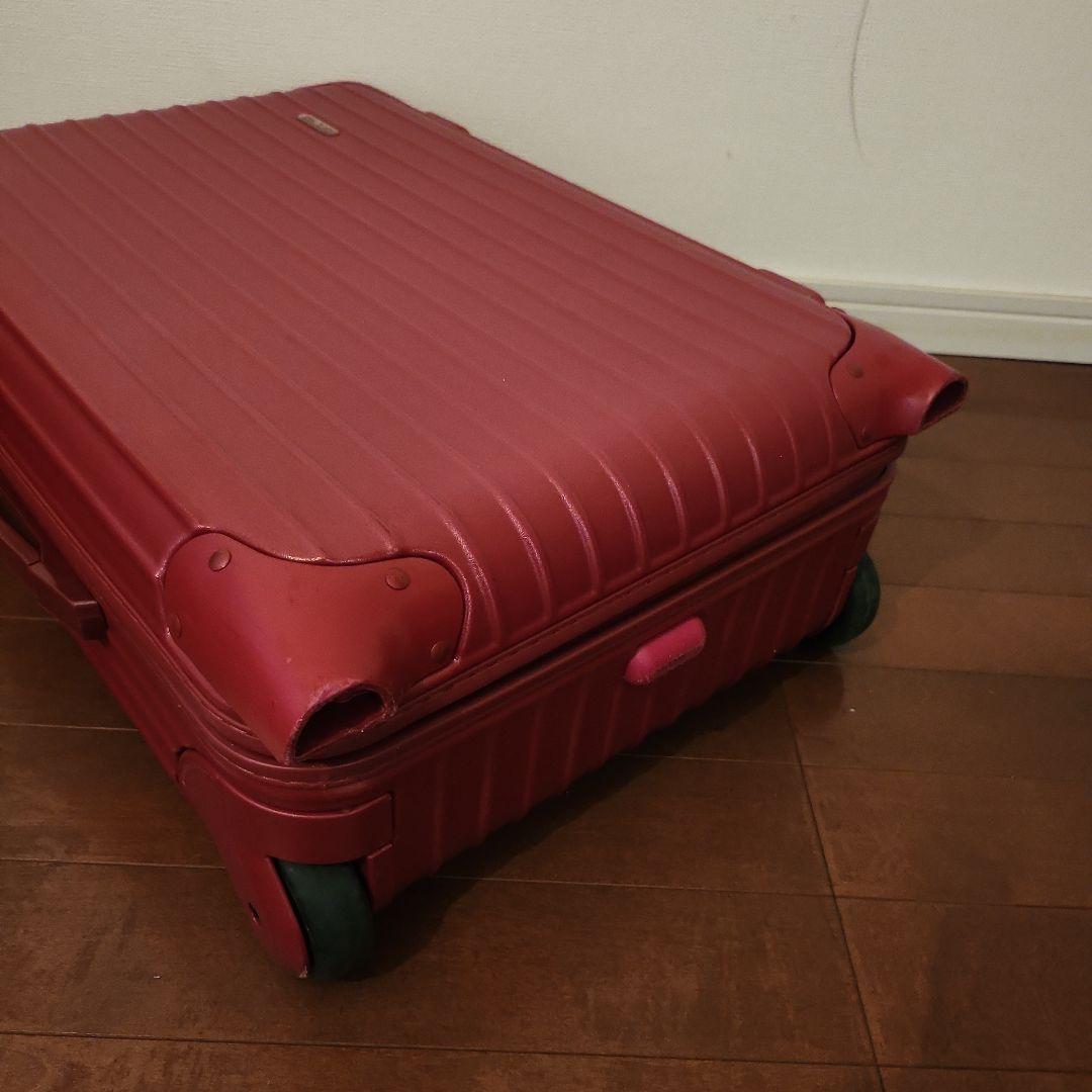 美品　廃盤　RIMOWA レッドキャリーケース ２輪　35L