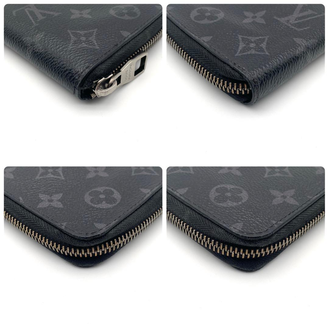 ルイヴィトン モノグラム エクリプス ジッピーウォレット ヴェルティカル 長財布