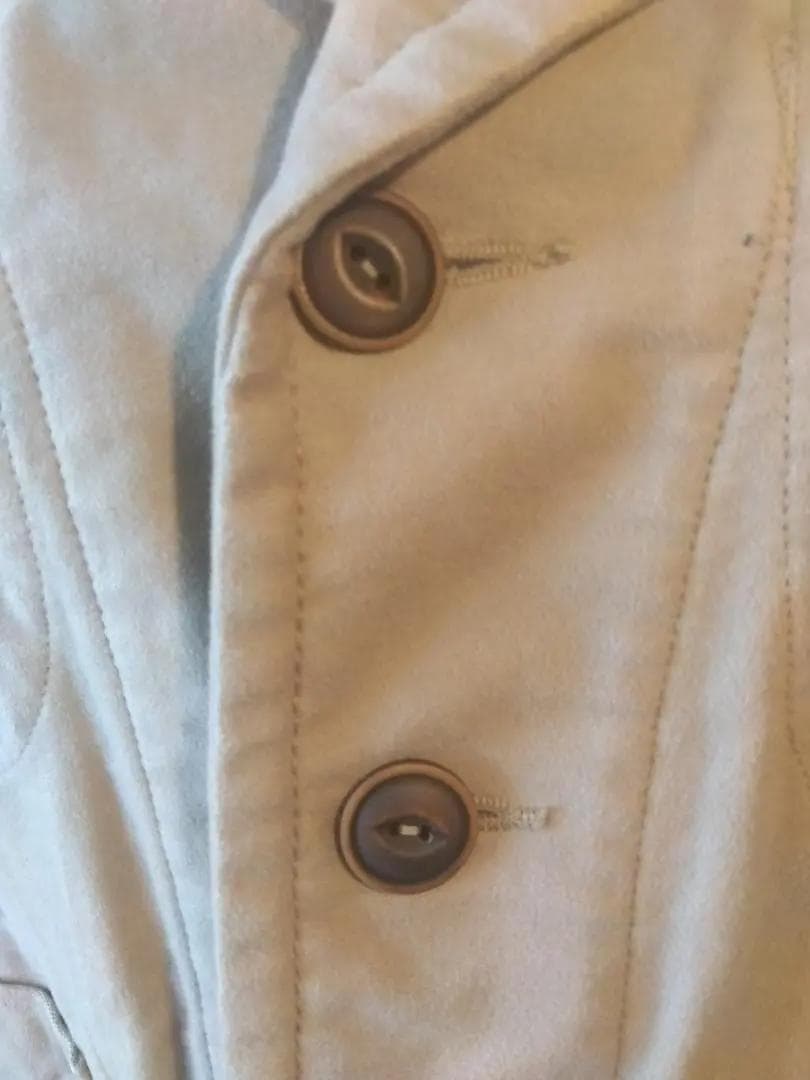 【未使用に近し】45R　日本製ジャケット　星3つでサイズL　コットン100%