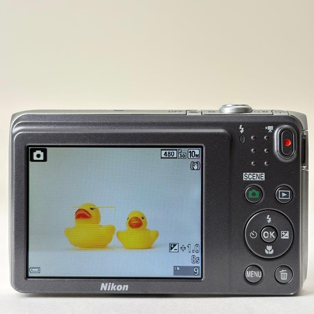 ニコン デジタルカメラ COOLPIX S3700 シルバー Wi-Fi対応