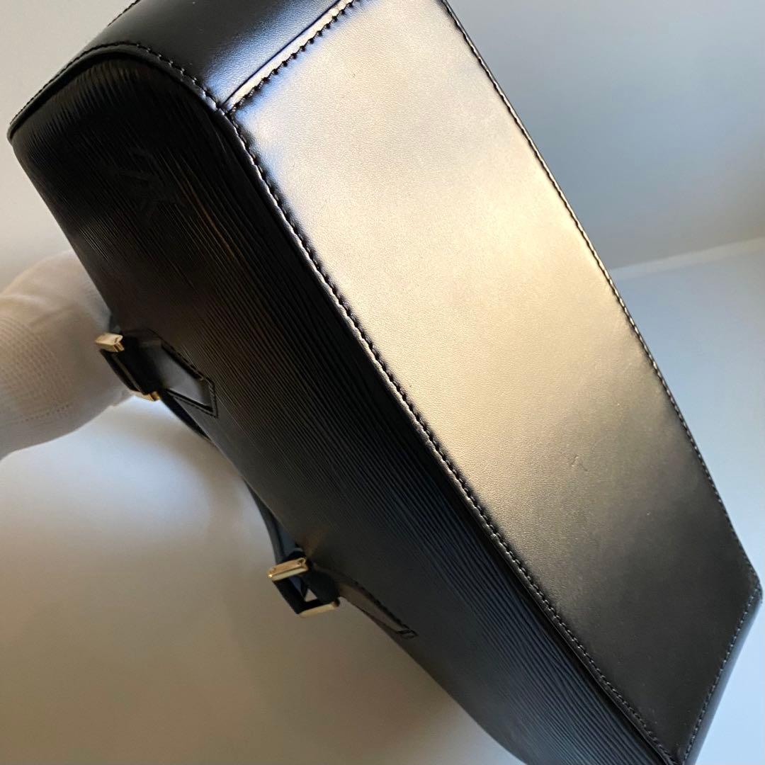 ルイヴィトン　ジャスミン　エピ　ハンドバッグ　ノワール　黒