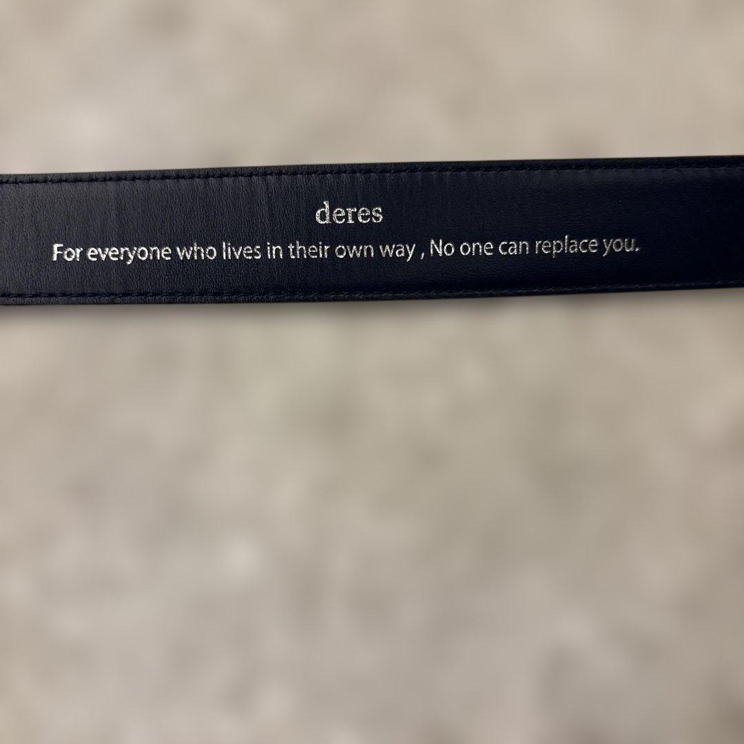 deres ベルト　ブラック
