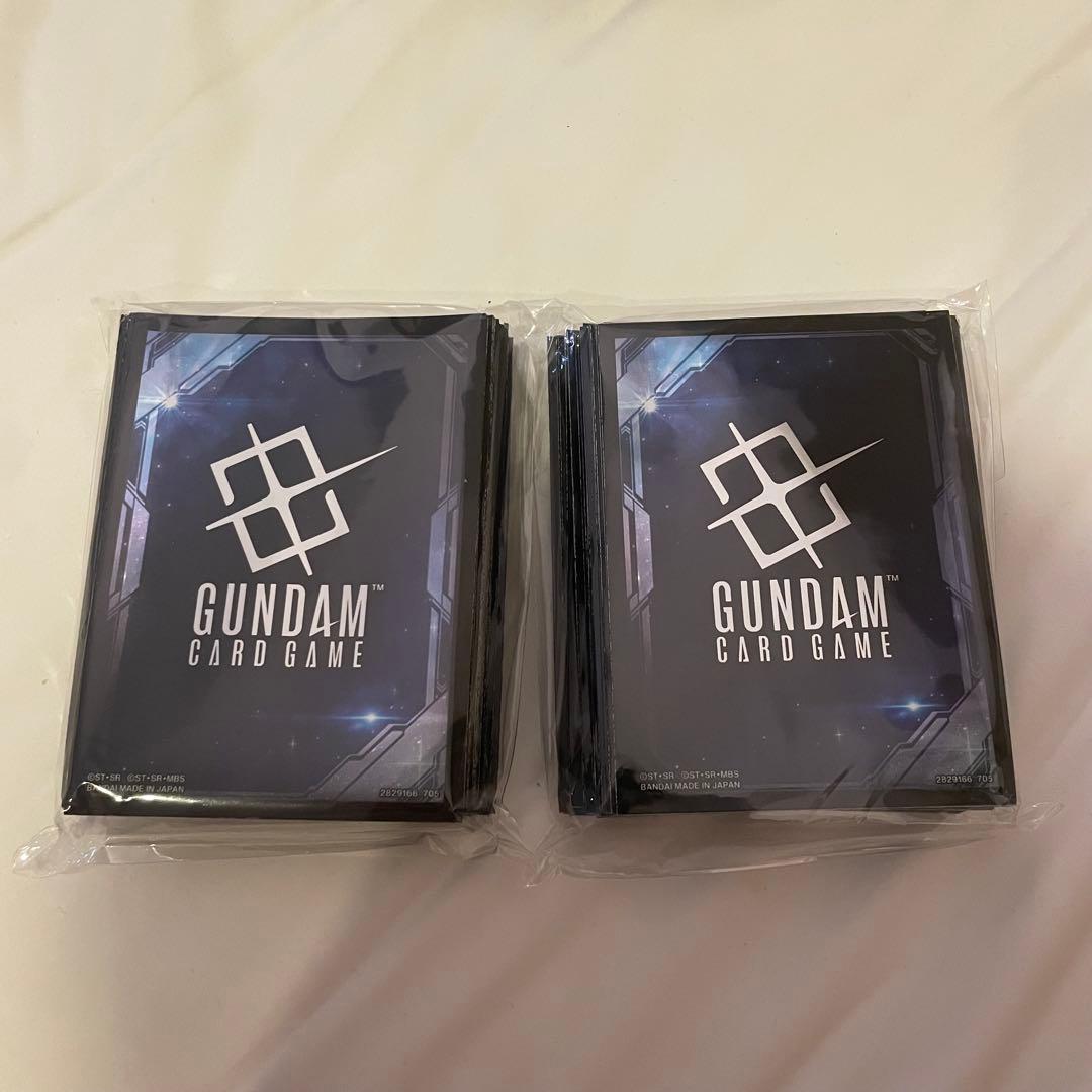 GCG ガンダムカードゲーム スリーブ EX spaceblack 未開封×2