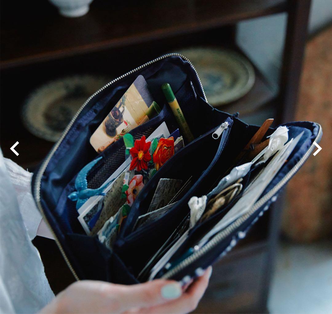 ほぼ日手帳　おおきいひきだしポーチ ミナペルホネン