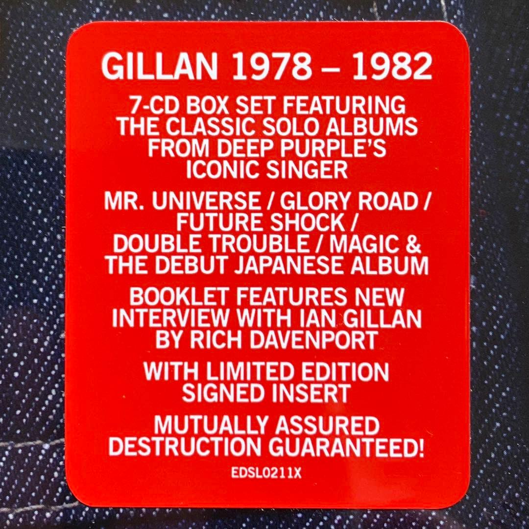 GILLAN『1978-1982 (7CD)』【未開封】