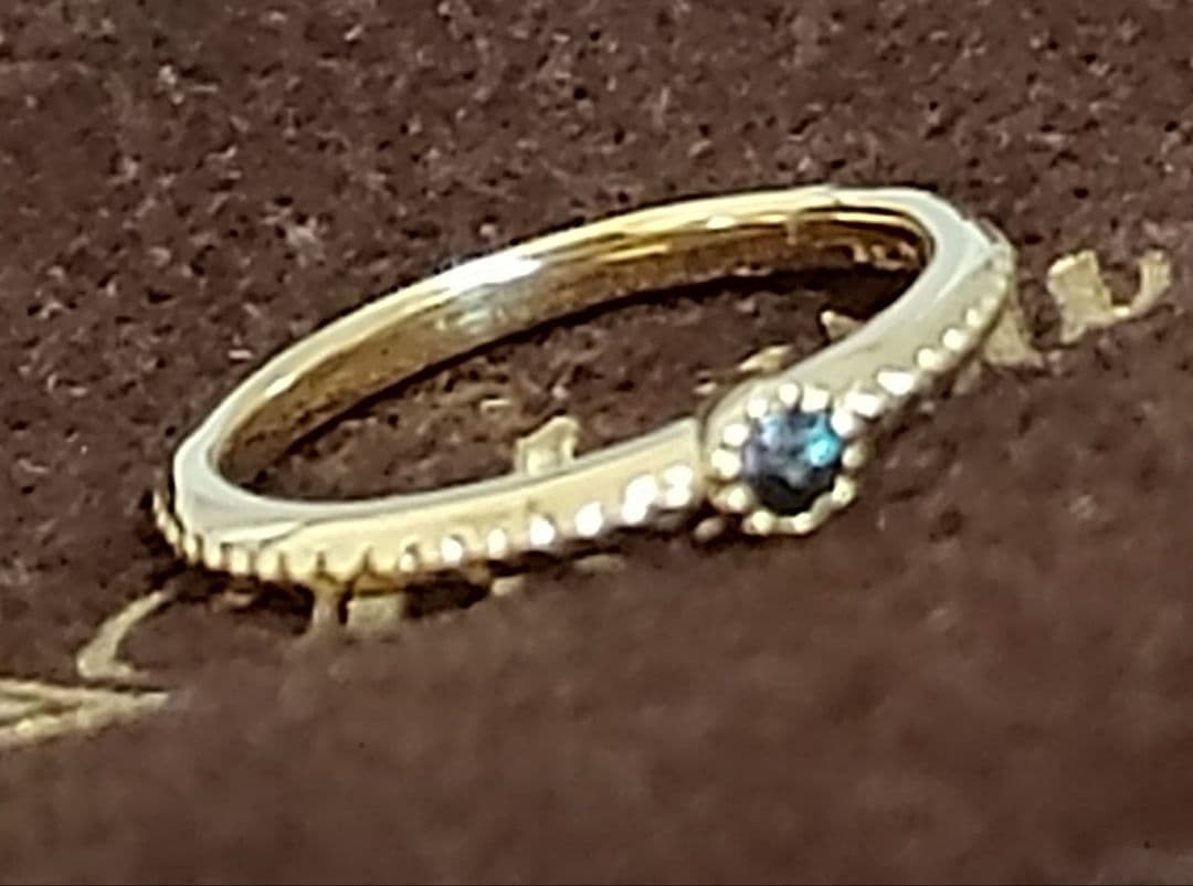 お値打ち価格☆Umu(アム)K18YG カラーチェンジガーネット ピンキー#－１