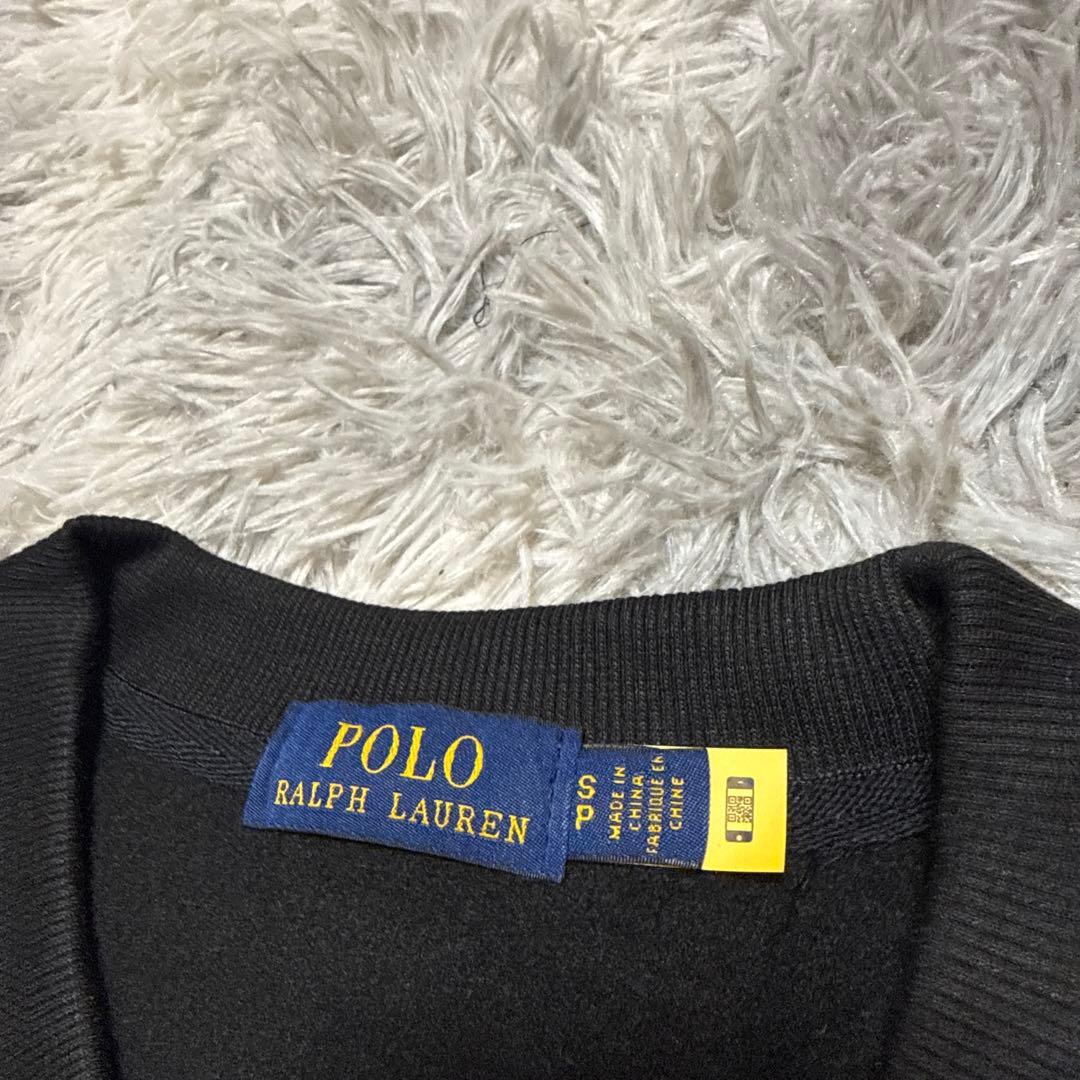 ポロ　ラルフローレン　ブラック　トレーナー メンズ