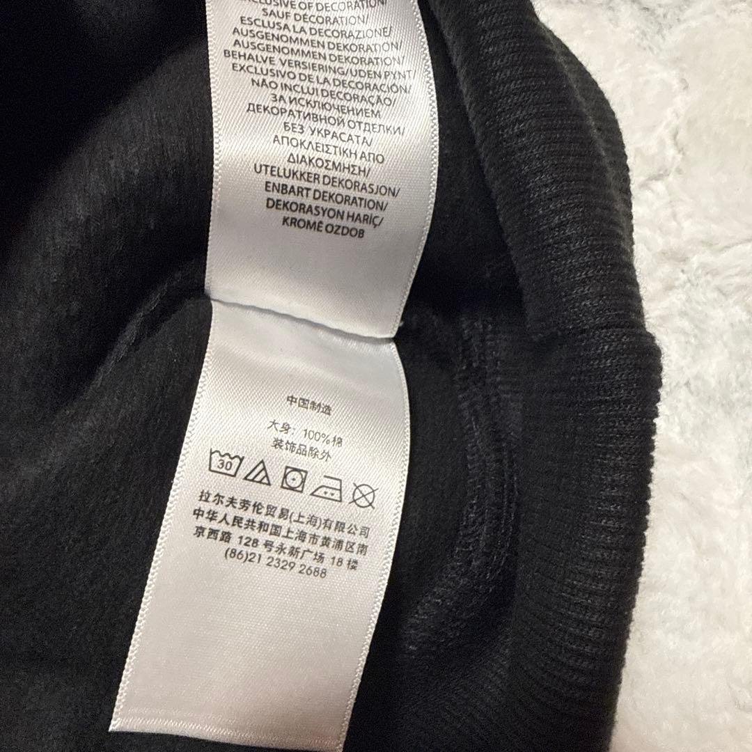 ポロ　ラルフローレン　ブラック　トレーナー メンズ