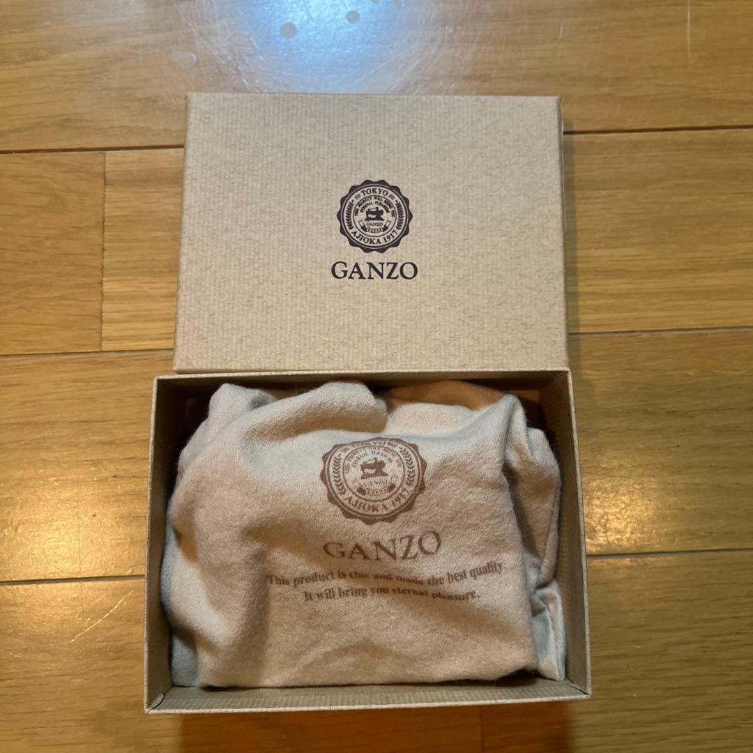 GANZO ダークブラウン レザー ケース