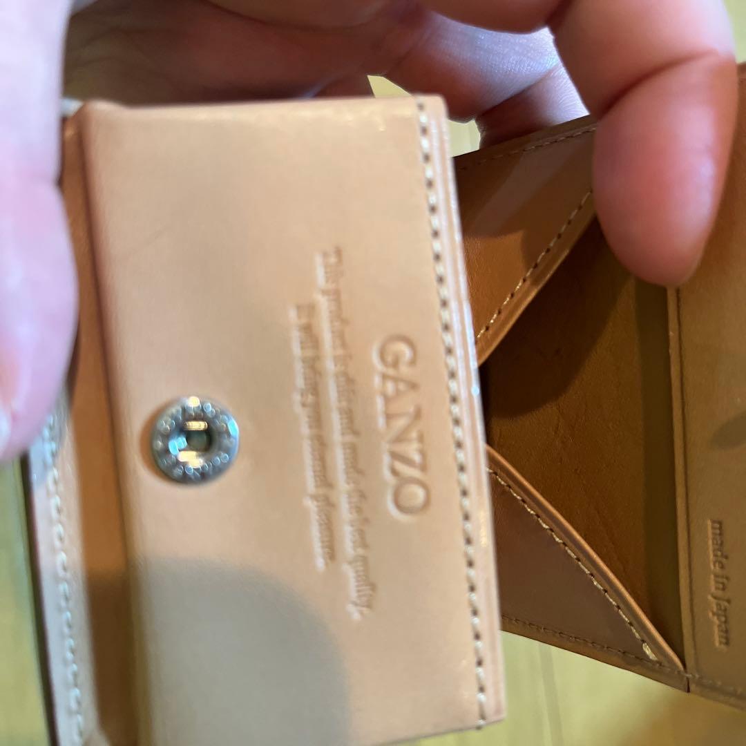 GANZO ダークブラウン レザー ケース