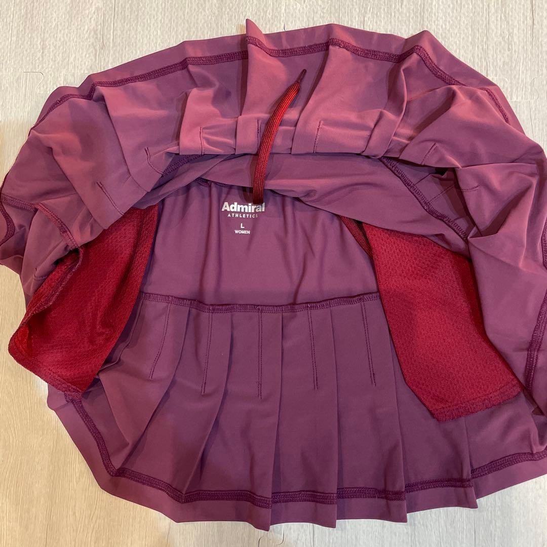 Admiral フラワーパターン ウェアLL スコートLサイズ　セット