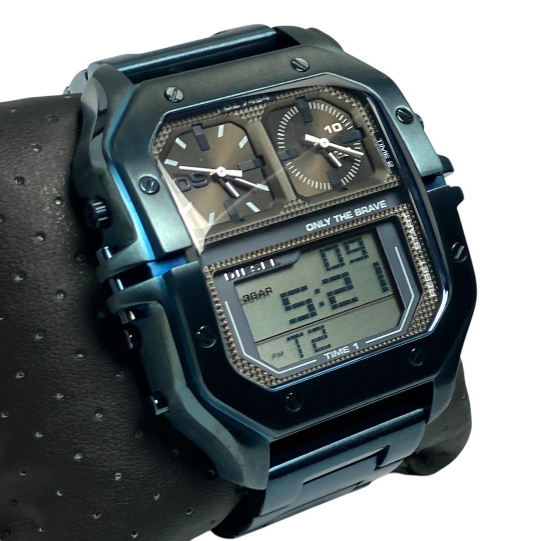 【美品/箱付き/新品電池/稼働】ディーゼル アナデジ 腕時計 メンズ クォーツ