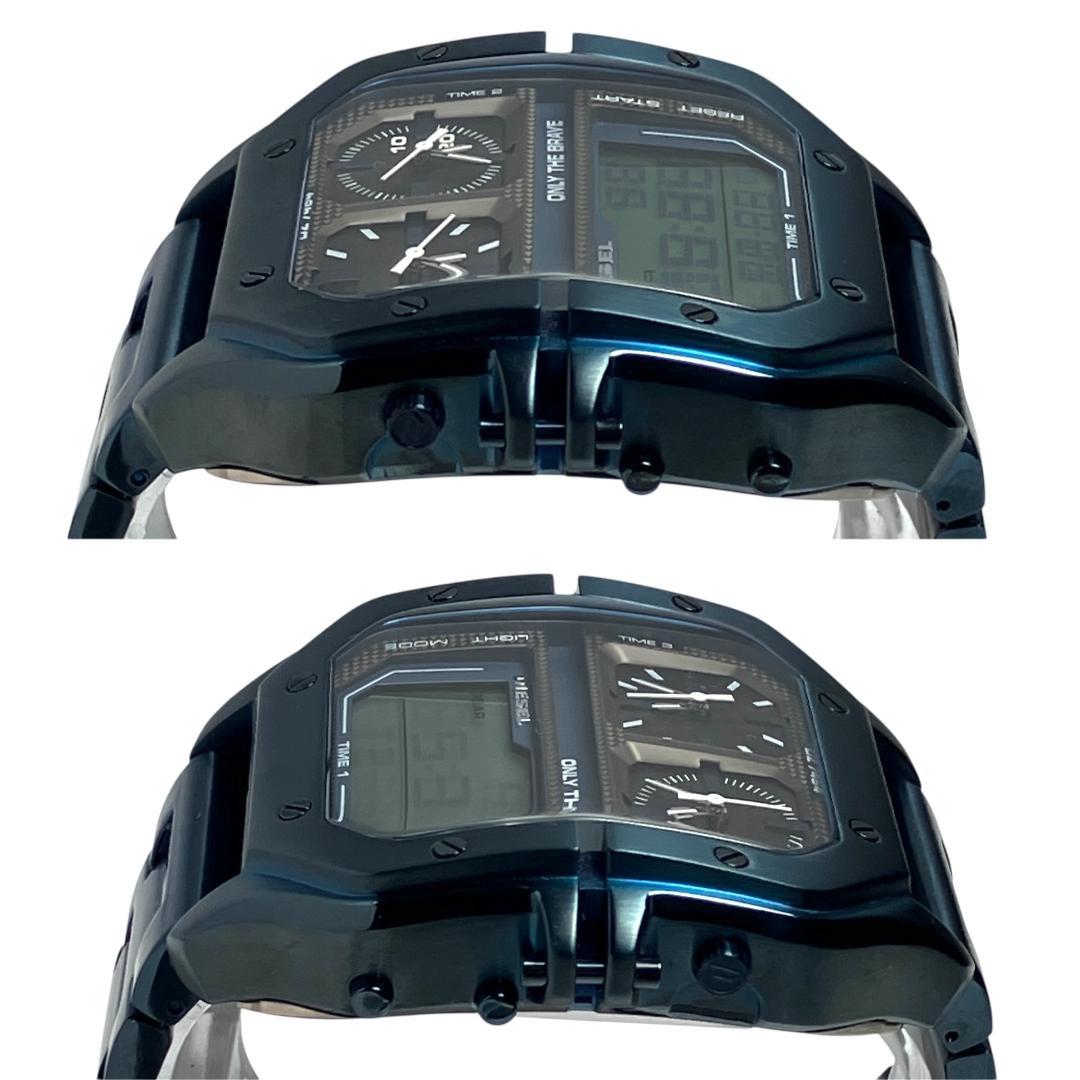 【美品/箱付き/新品電池/稼働】ディーゼル アナデジ 腕時計 メンズ クォーツ