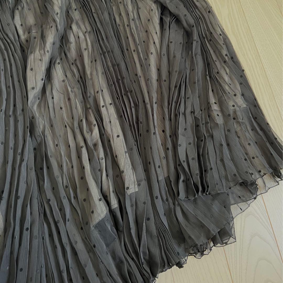 イエナ　フロッキードットスカート　ブラック36 新品