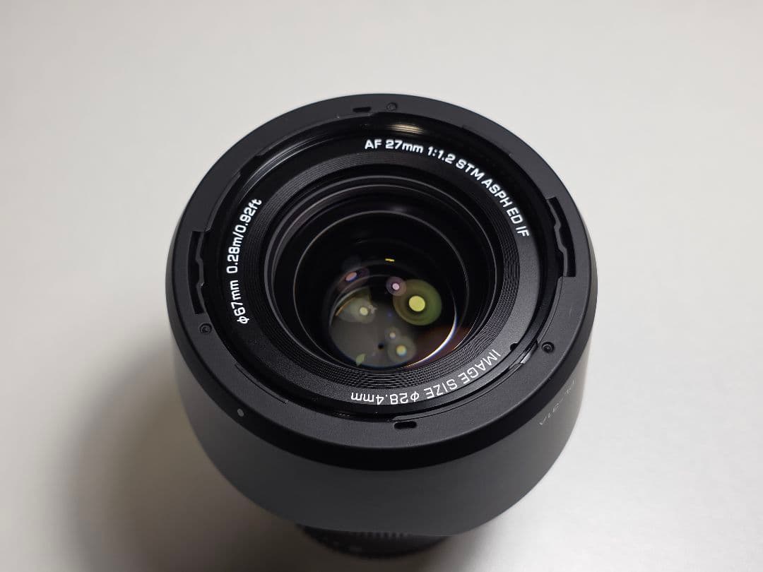 VILTROX AF 27mm F1.2 Zマウントレンズ