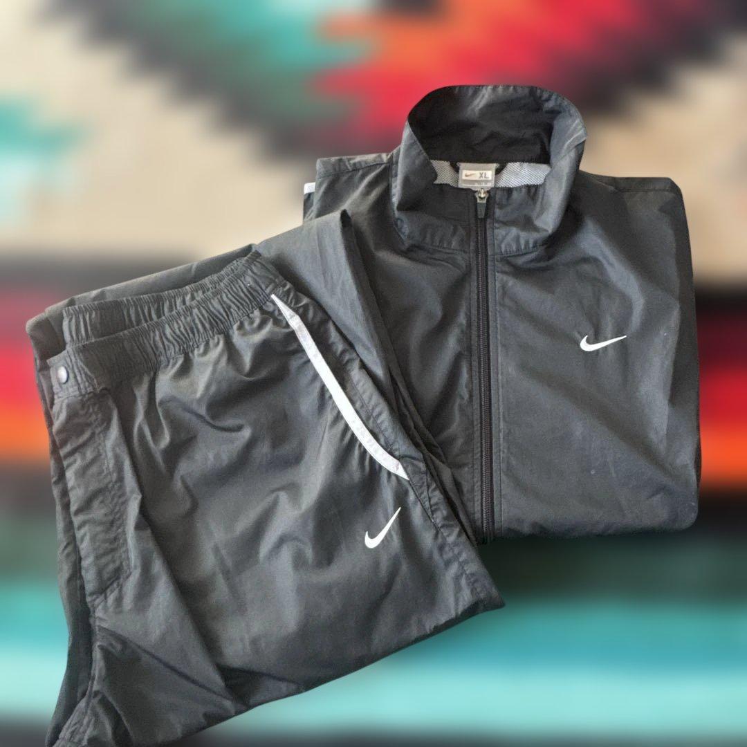 Nike 銀タグ ナイロンジャケット セットアップ上下