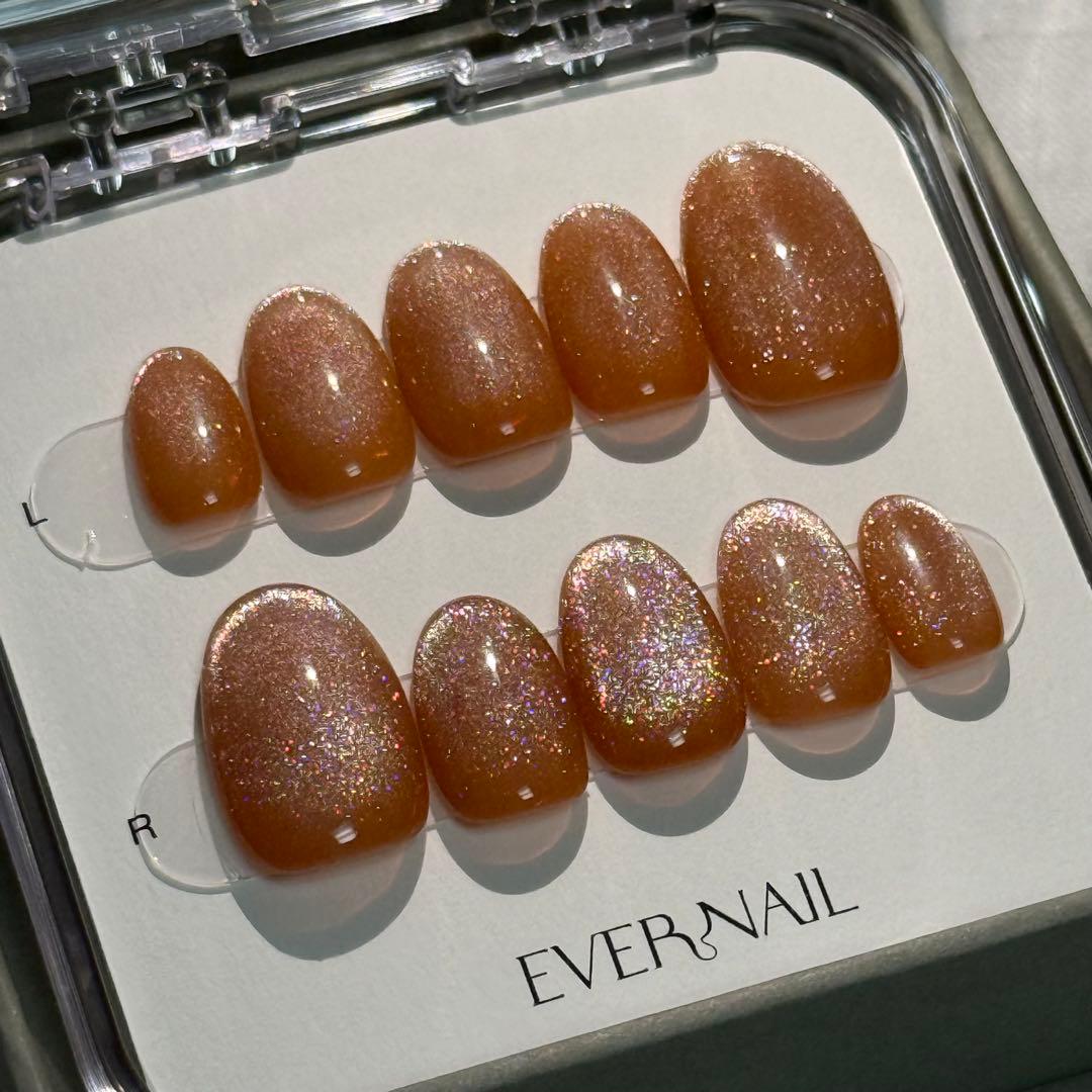 【新品未使用】EVER NAIL チップ K Juicy Orange Mag