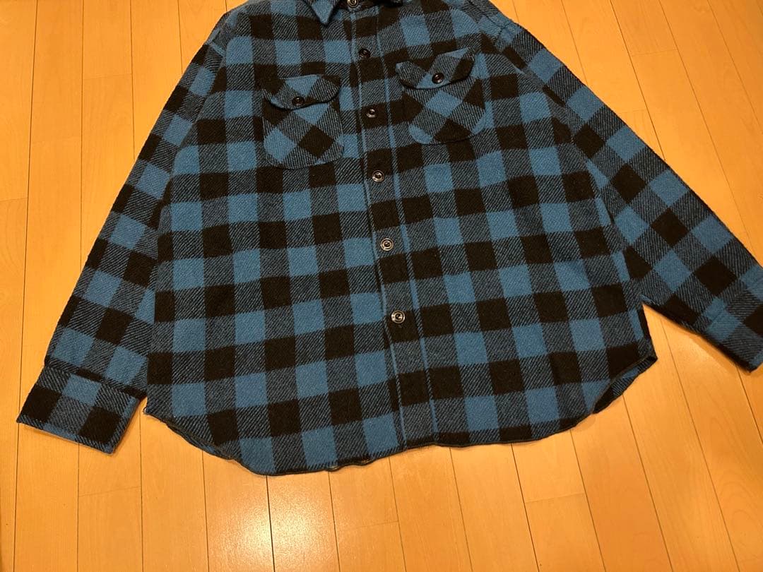 トップス Vintage CHILL CHASER Wool Check Shirts