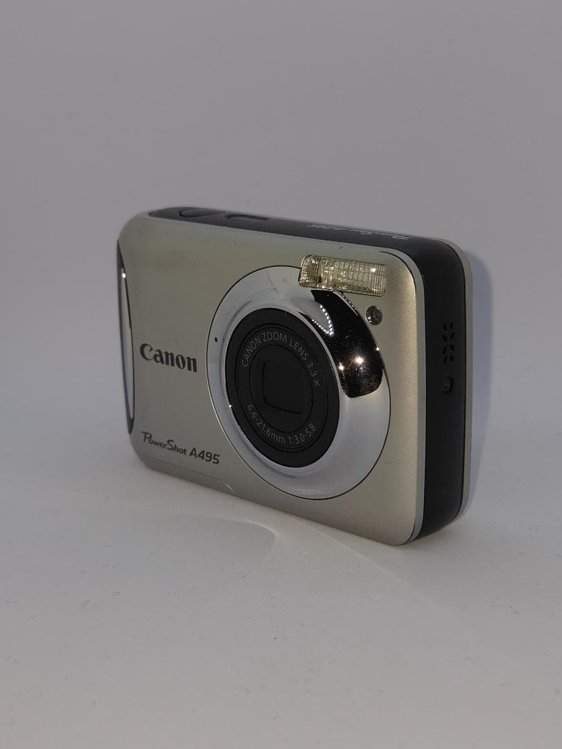 【スマホ転送OK】Canon PowerShot A495 単３電池駆動
