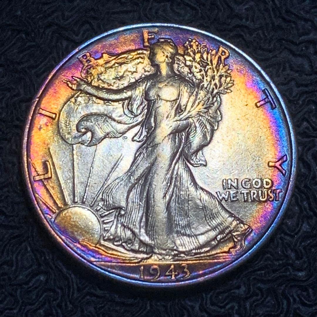 1943年 ウォーキングリバティ銀貨