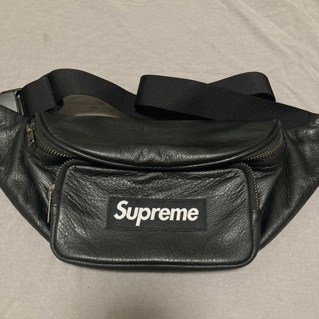 新品　Supreme 17SS レザー ウェストバック