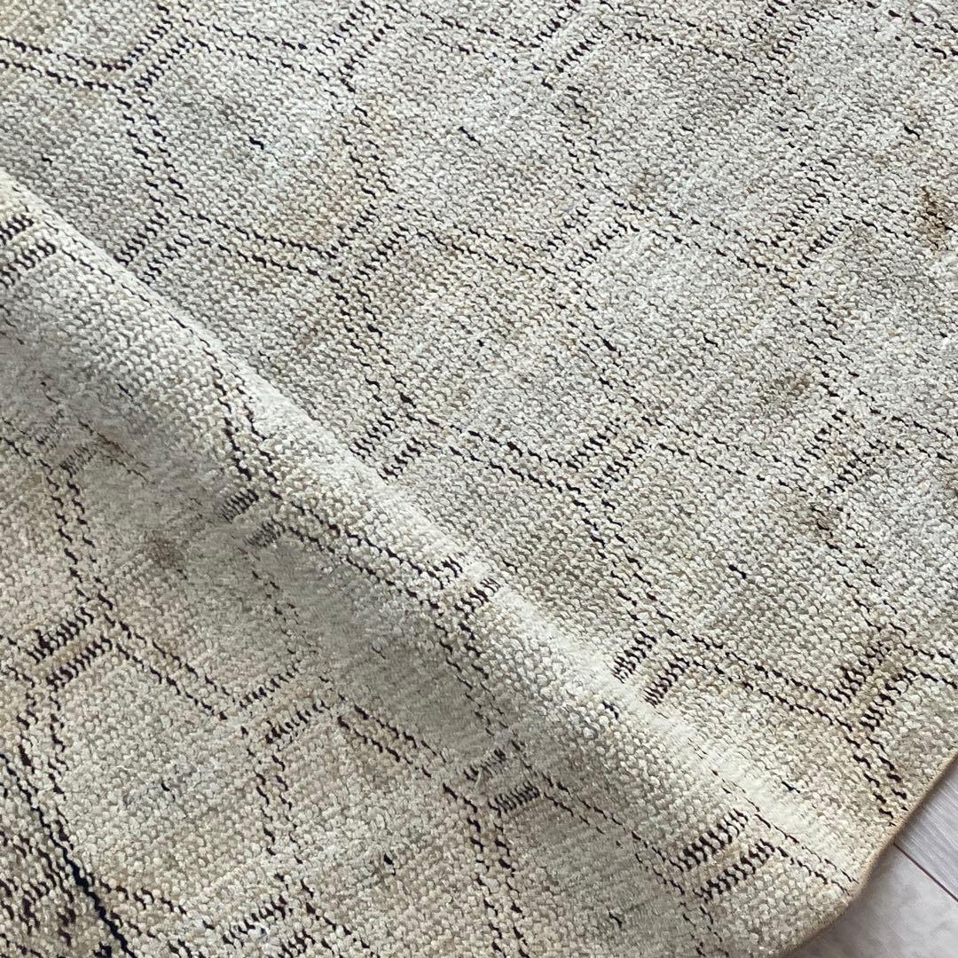 超ロング　均等ハニカム71×288✳︎ベージュ　ランナー　トルコヴィンテージラグ