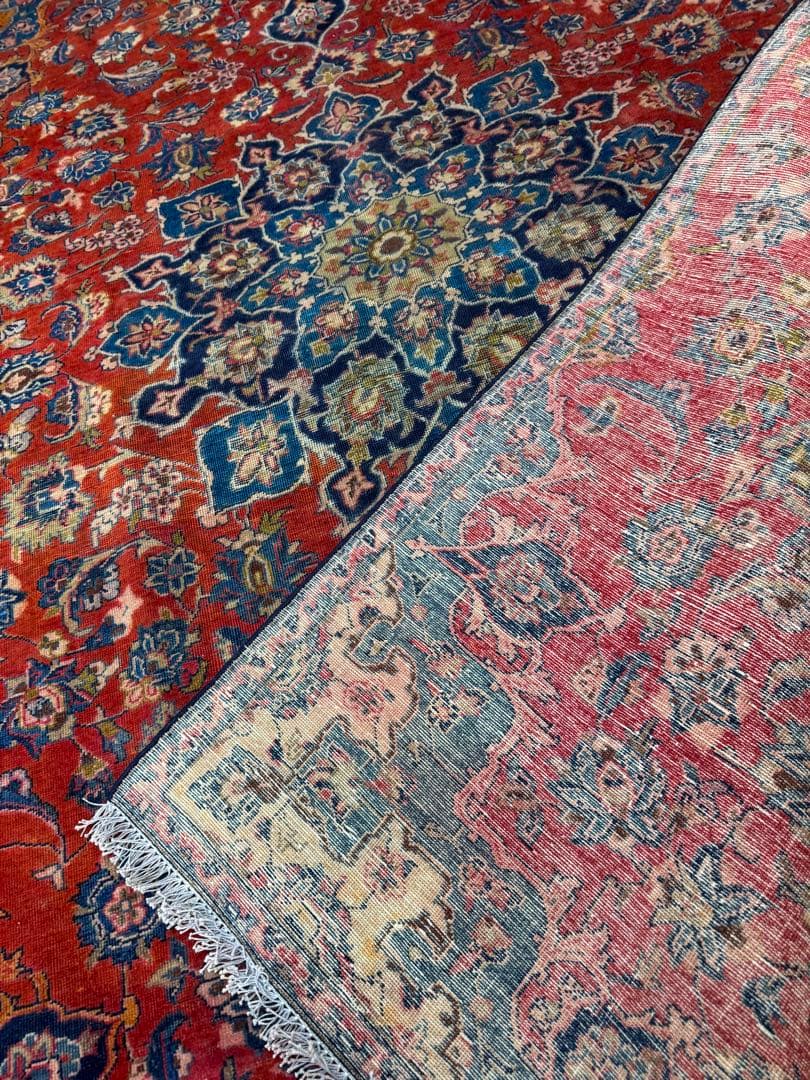 ペルシャ アンティーク 手作り マシュハド 絨毯