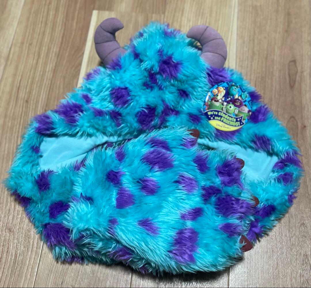 オマケ缶バッジ付き モンスターズインク サリー マフラーキャップ